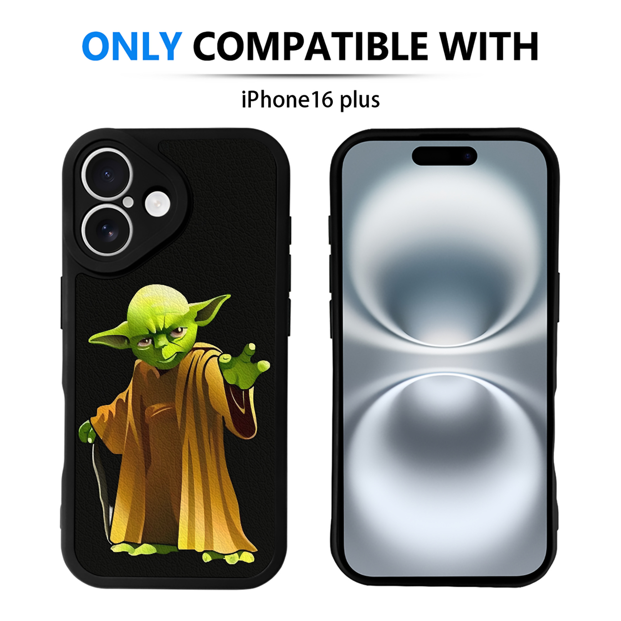 （画像用） スター・ウォーズ Star Wars 【iPhone 16シリーズ対応】シリコンスマホケース（レザー調） 材質：シリコン